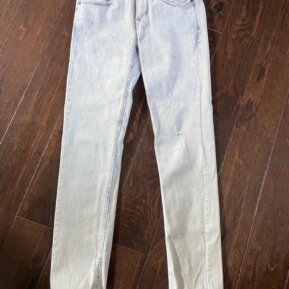 Like New American Eagle outfitters men’s skinny jeans stonewash look 29 x 32 - Picture 9 of 11
